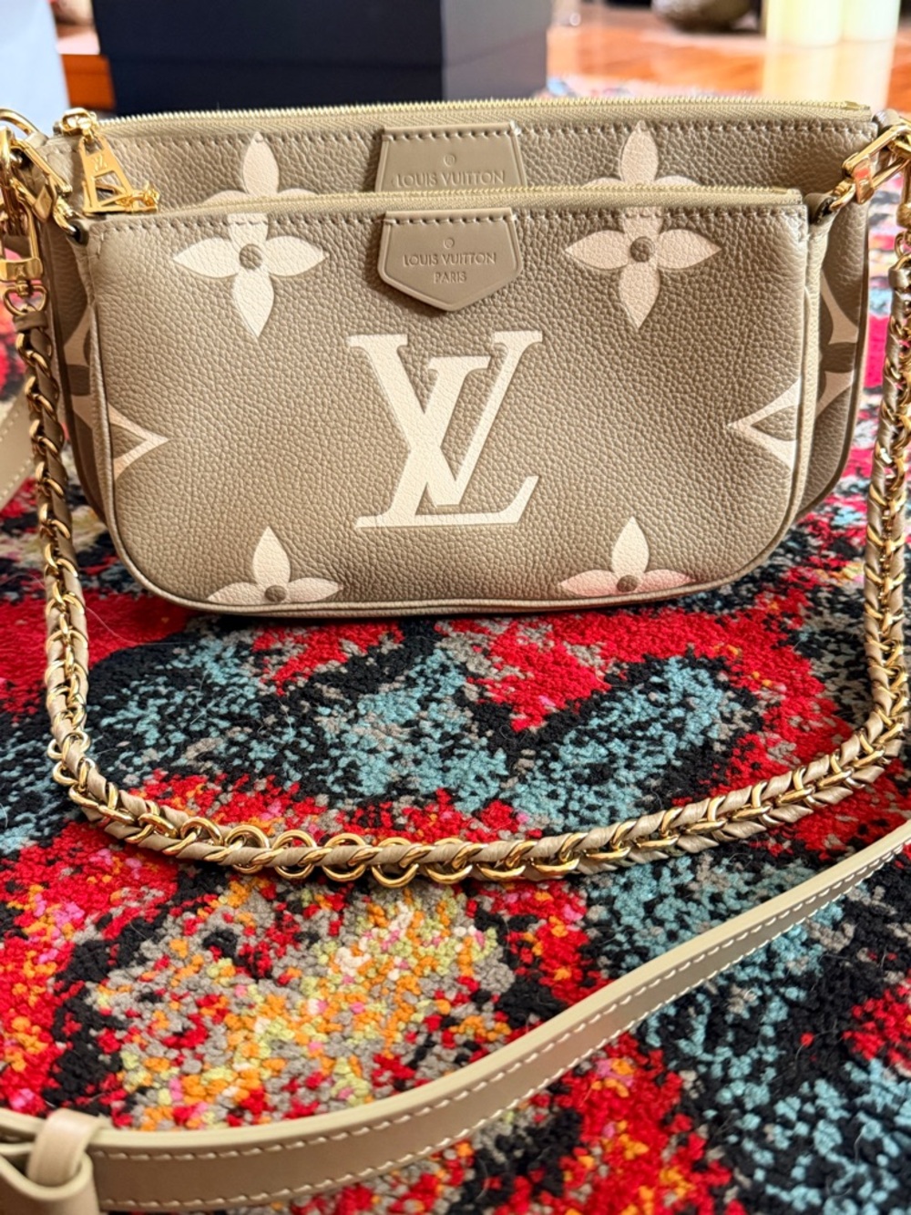 Louis Vuitton Multi Pochette in the color khaki(sage color) No longer available - Picture 3 of 12